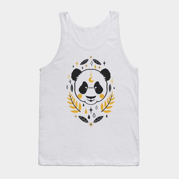 design cute panda Tank Top by PG